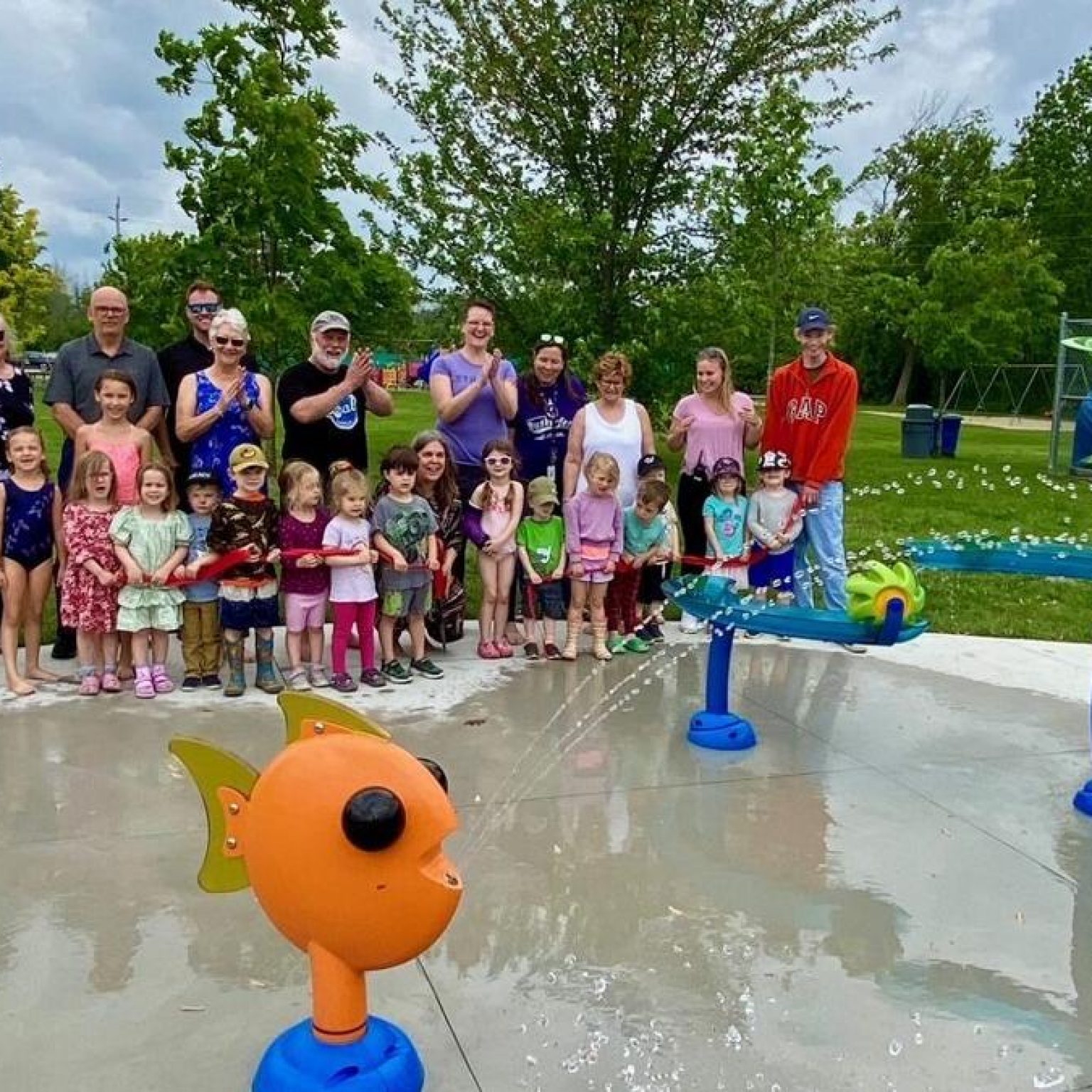 ‘It’s a wonderful space’: Splash pad officially opens at Riverside Park in Kemptville